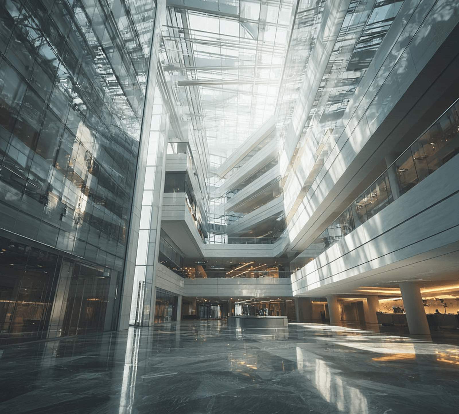 Institutional operations atrium
