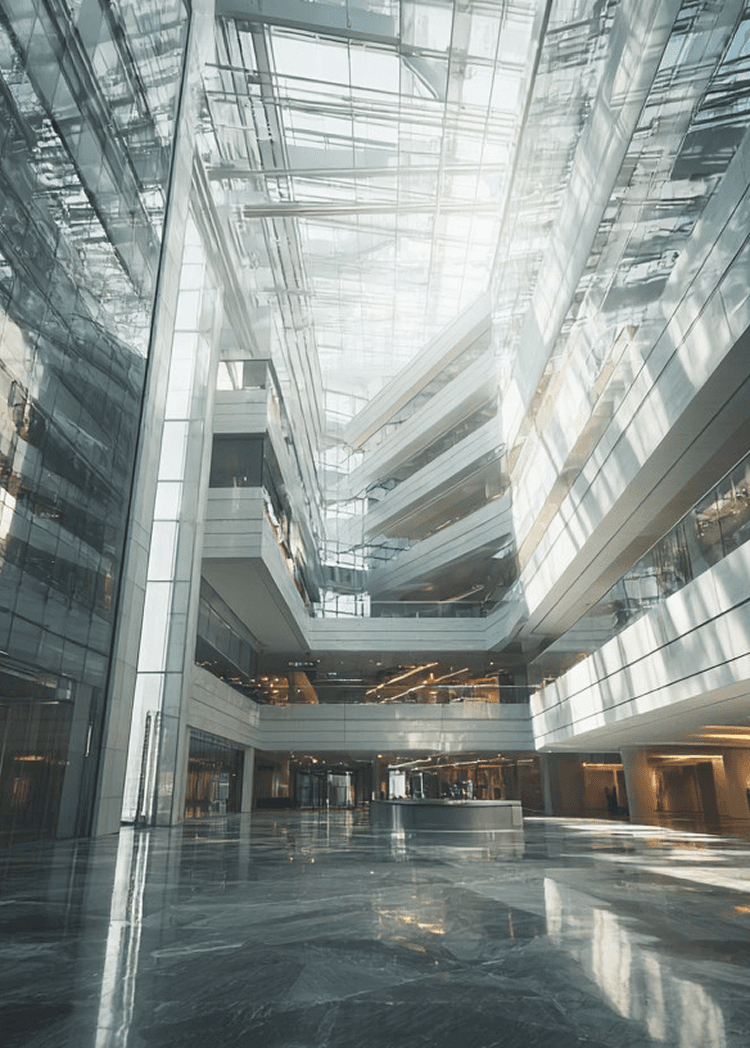 Institutional operations atrium