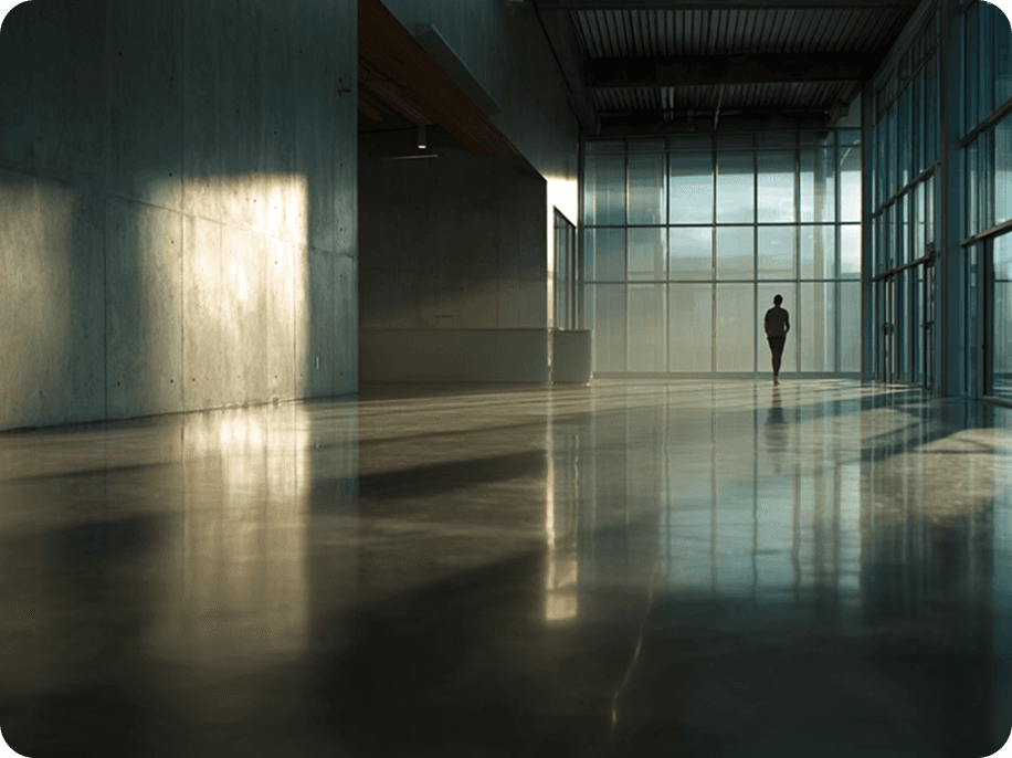 Elegant reflective interior