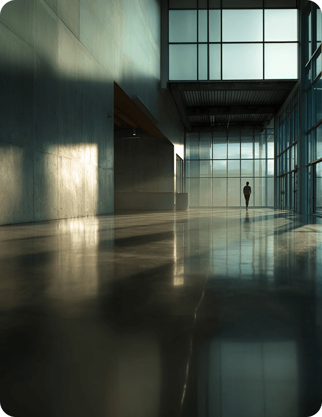 Elegant reflective interior